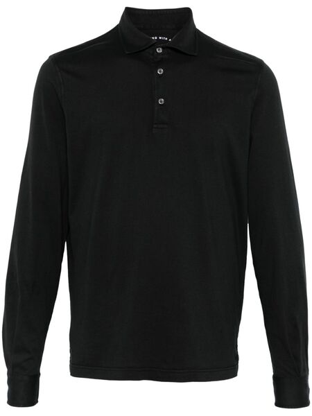  Fedeli Zero Polo Shirt - Black 