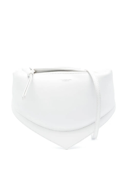  Federico Cina Leather Tote Bag - White 