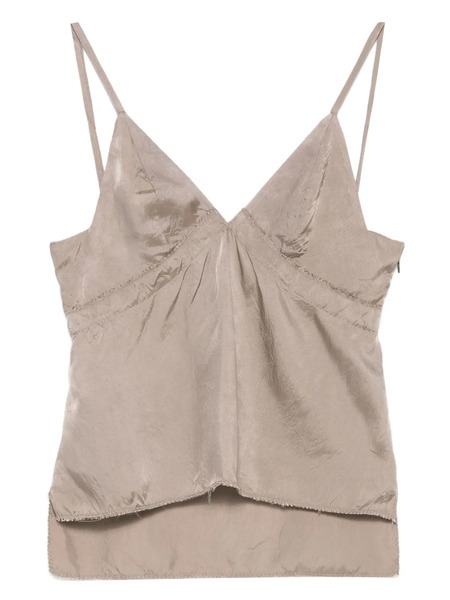  Federico Cina V-neck Top - Grey 