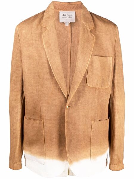  Federico Curradi Notched-lapels Single-breasted Blazer - Neutrals 
