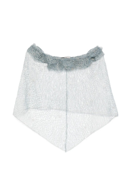  Fely Campo Ruffled Cape - Blue 