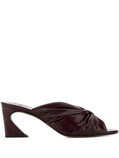  Fendi Arco Twisted Sandals - Red 