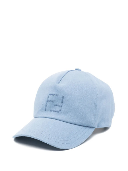  Fendi Canvas Baseball Cap - Blue 