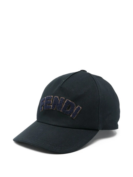  Fendi Canvas Baseball Cap - Blue 