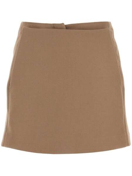  Fendi Cappuccino Wool Pant-skirt - Neutrals 
