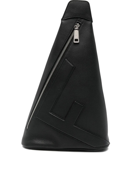  Fendi Cono Large Strap Backpack - Black 