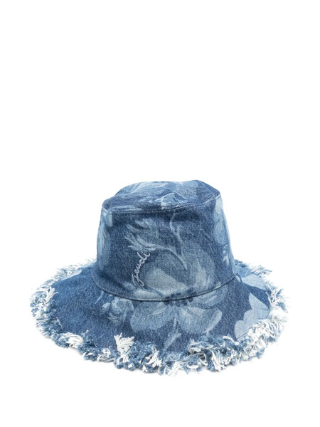  Fendi Denim Bucket Hat - Blue 