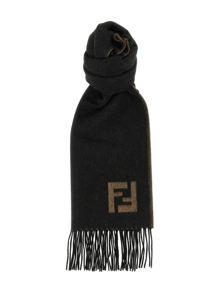  Fendi Double-sided Scarf - Brown 