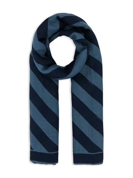  Fendi Embroidered Scarf - Blue 