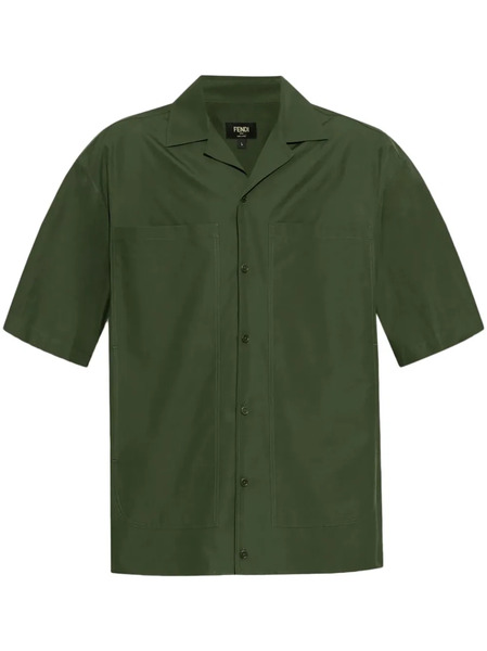  Fendi Embroidered Shirt - Green 