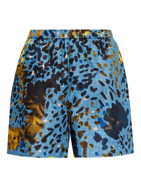  Fendi Falena Shorts - Blue 
