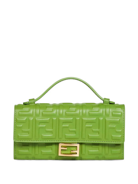  Fendi Ff Baguette Wallet - Green 
