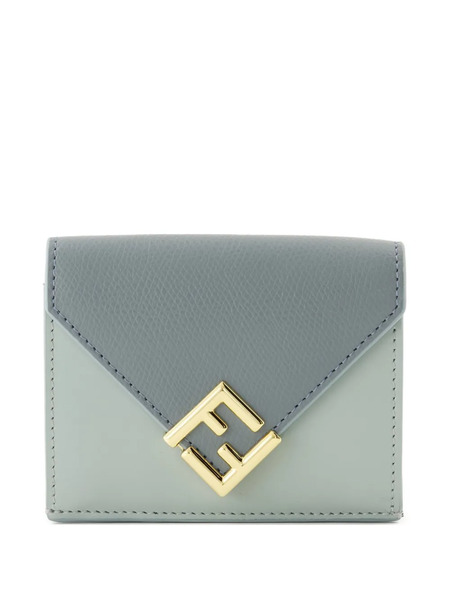  Fendi Ff Diamonds Wallet - Blue 