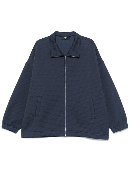  Fendi Ff-embossed Sweatshirt - Blue 