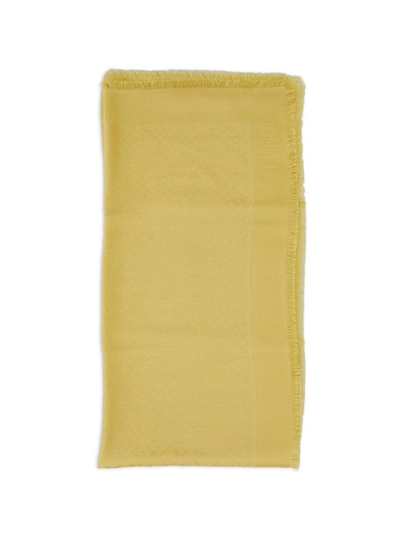  Fendi Ff Pattern Scarf - Yellow 