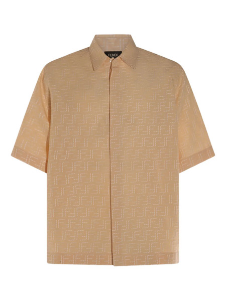  Fendi Ff-pattern Shirt - Neutrals 