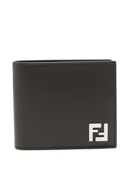  Fendi Ff-plaque Wallet - Brown 