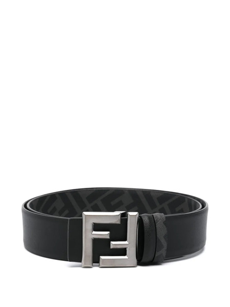  Fendi Ff Squared Reversible Belt - Black 