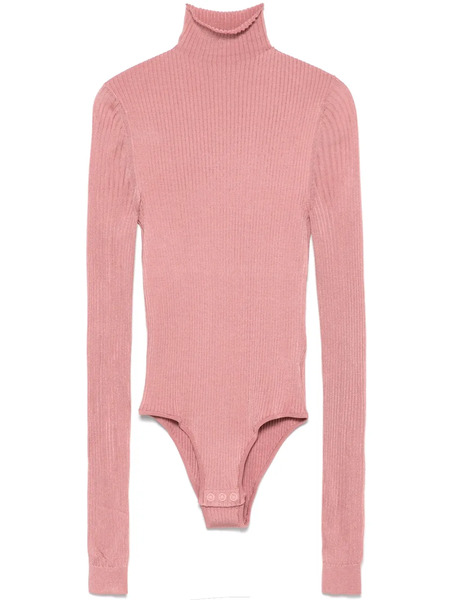 Fendi Fine-ribbed Bodysuit - Pink 