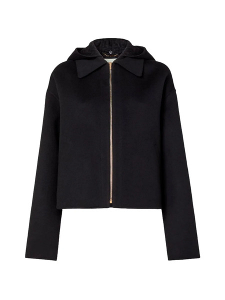 Fendi Hooded Zip-up Jacket - Black 
