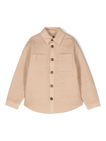  Fendi Kids Ff-motif Jacket - Neutrals 