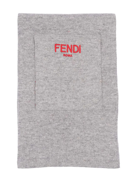  Fendi Kids Logo-pattern Reversible Scarf - F0wz4 