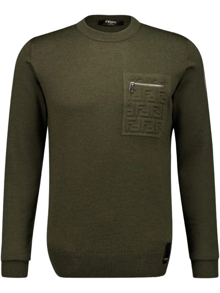 Fendi Knitted Jumper - Green 