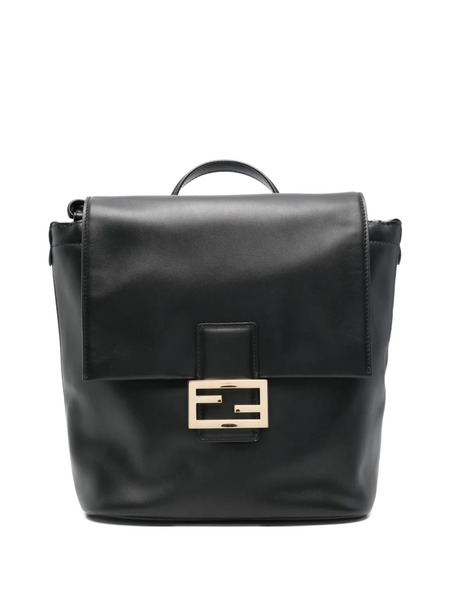  Fendi Leather Backpack - Black 