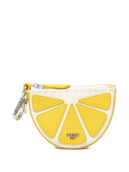  Fendi Lemon-shaped Keyring - Yellow 