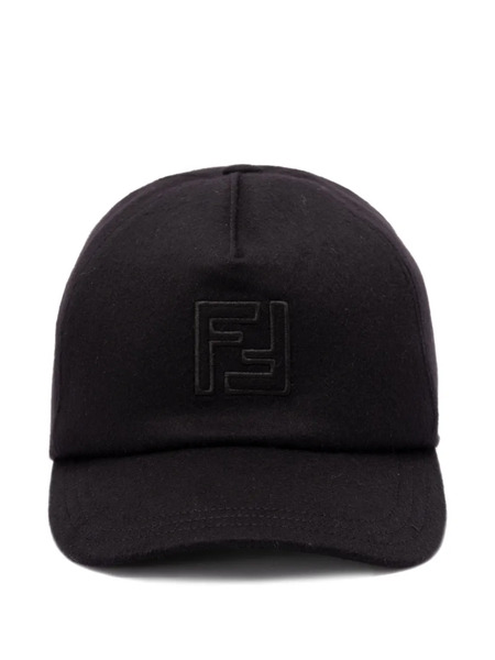  Fendi Logo-embroidered Cap - Black 