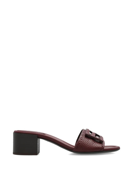  Fendi Logo Sandals - Red 