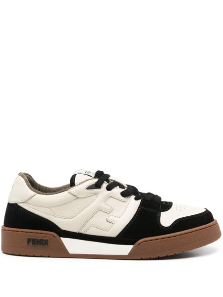  Fendi Logo Sneakers - Neutrals 
