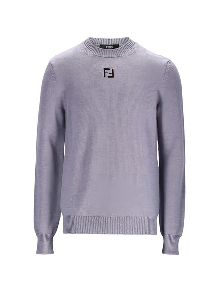  Fendi Logo Sweater - Grey 