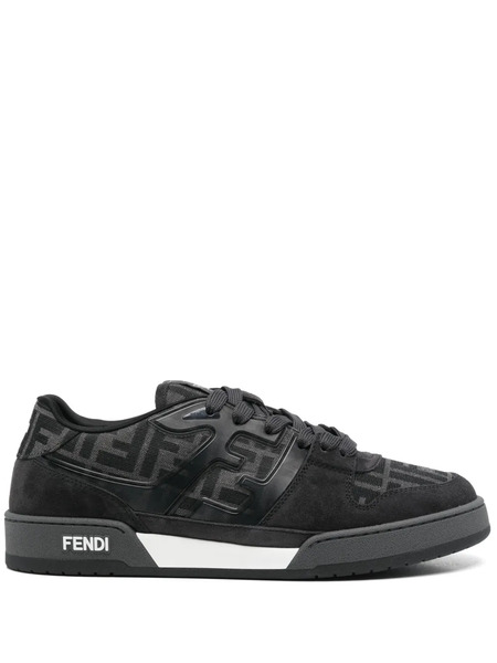 Fendi Match Monogram Sneakers - Grey 