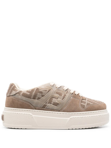  Fendi Match Sneakers - Brown 