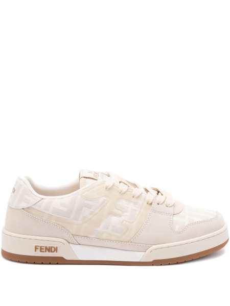  Fendi Match Suede Sneakers - Neutrals 