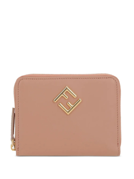  Fendi Medium Ff Diamonds Wallet - Pink 