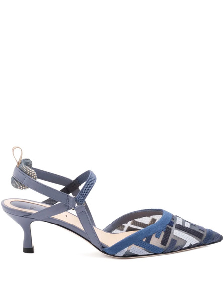  Fendi 55mm Colibrì Lite Pumps - Blue 