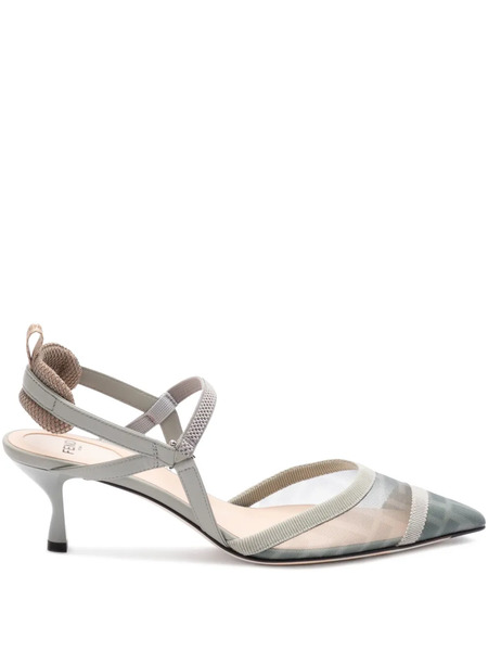  Fendi 55mm Colibrì Lite Pumps - Green 