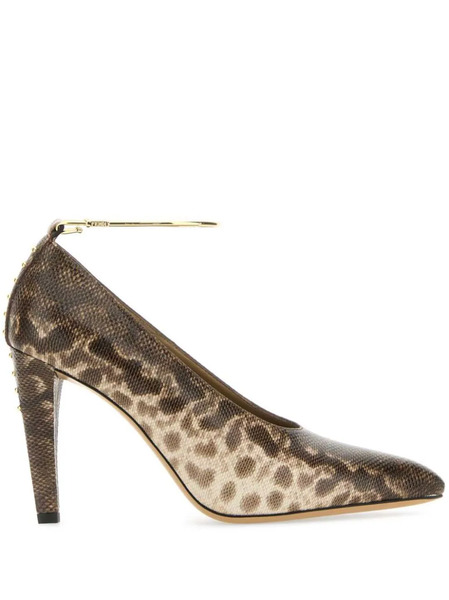  Fendi 95mm Fendi Filo Pumps - Brown 