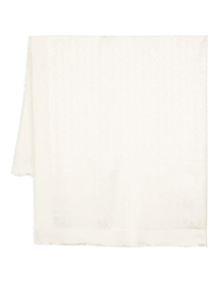  Fendi Monogram-pattern Print Scarf - Neutrals 
