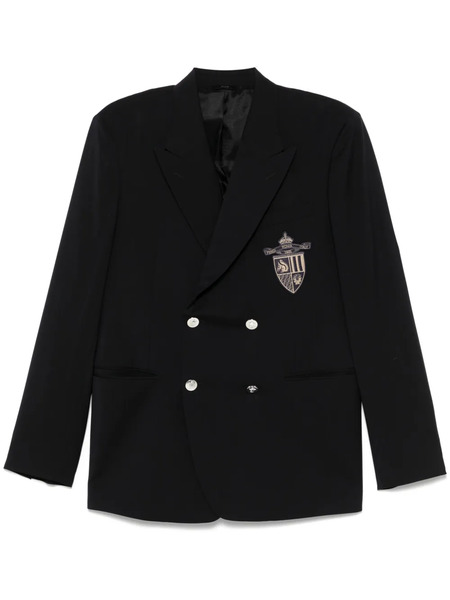  Fendi Patch-detail Blazer - Blue 