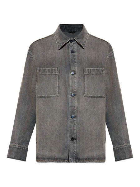  Fendi Patch-pocket Denim Jacket - Grey 