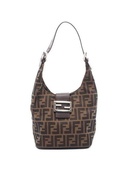  Fendi Pre-owned 2010s Zucca Shoulder Bag - Brown 