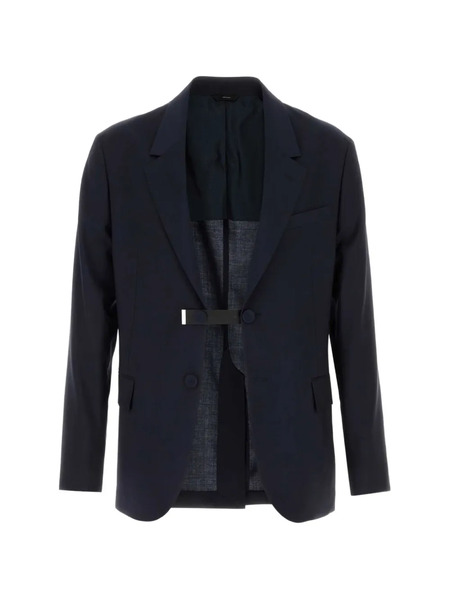  Fendi Removable-strap Single-breasted Blazer - Blue 