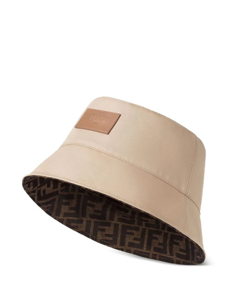  Fendi Reversible Ff-pattern Bucket Hat - Brown 