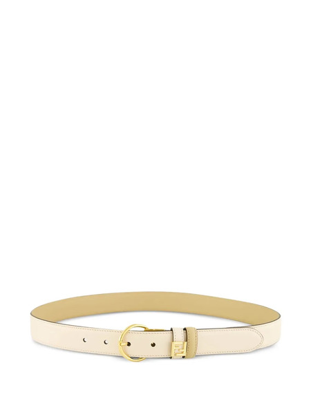  Fendi Reversible Leather Belt - Neutrals 