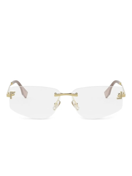  Fendi Rimless Glasses - Yellow 