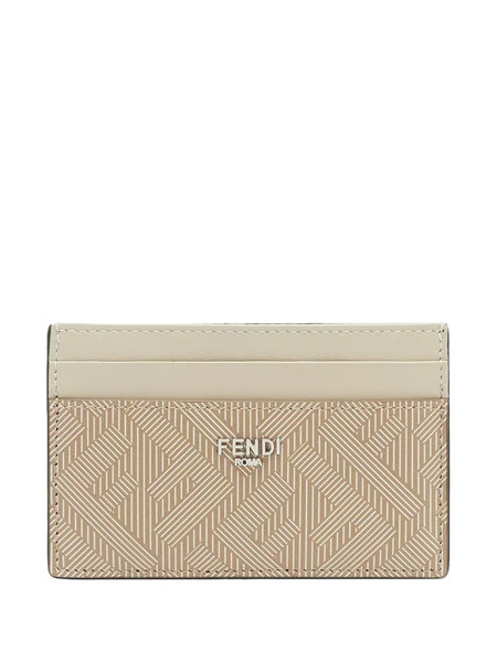  Fendi Shadow Card Holder - Neutrals 
