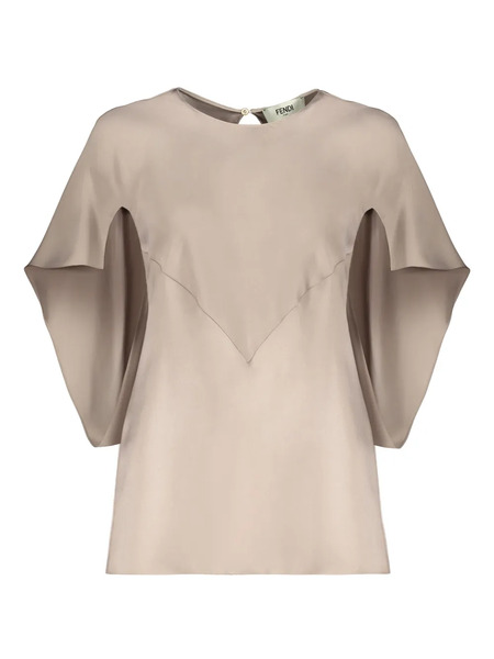  Fendi Silk Blouse - Neutrals 